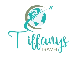 Tiffanys Travel logo design by ElonStark