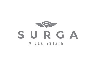 The Surga villa estate logo design by Panneer