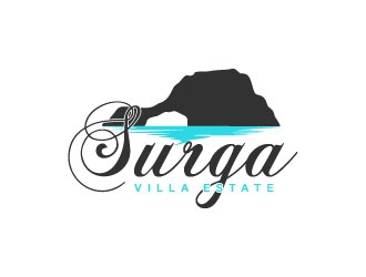 The Surga villa estate logo design by DesignPal