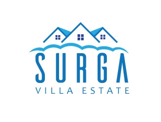 The Surga villa estate logo design by defeale