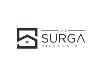 The Surga villa estate logo design by scolessi