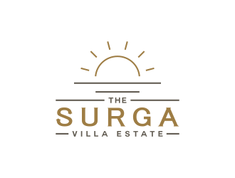 The Surga villa estate logo design by Dakon