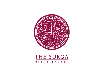 The Surga villa estate logo design by adiputra87