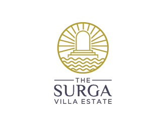 The Surga villa estate logo design by Andri