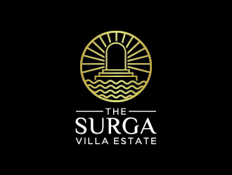 The Surga villa estate logo design by Andri