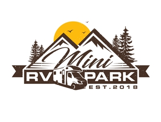 Mini RV Park logo design by DreamLogoDesign