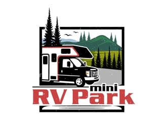 Mini RV Park logo design by DreamLogoDesign