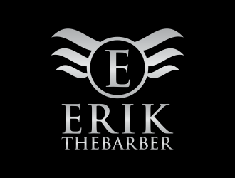 Erik The Barber  logo design by BlessedArt