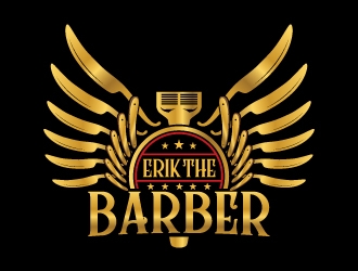 Erik The Barber  logo design by Suvendu