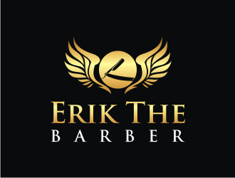 Erik The Barber  logo design by mbamboex