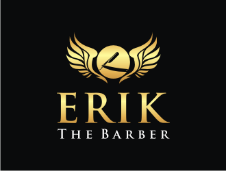 Erik The Barber  logo design by mbamboex