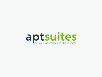 aptsuites logo design by Susanti