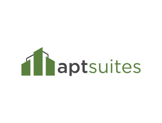 aptsuites logo design by RIANW