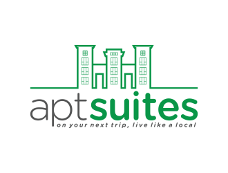 aptsuites logo design by Shina