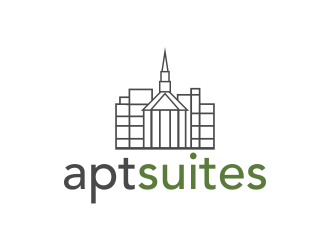 aptsuites logo design by oke2angconcept