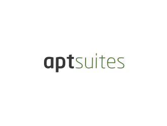 aptsuites logo design by Barkah