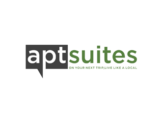aptsuites logo design by johana