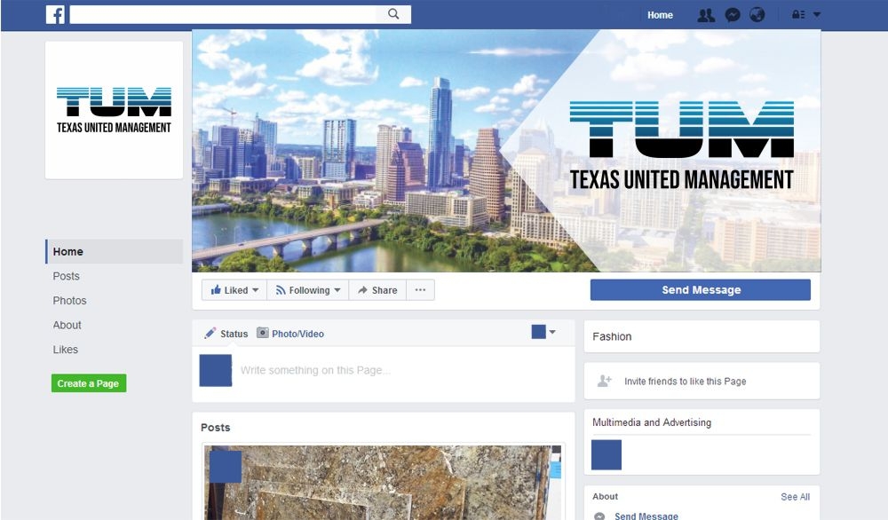 (TUM) Texas United Management Corp. logo design by ManishKoli