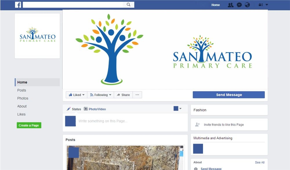 San Mateo Primary Care logo design by ManishKoli