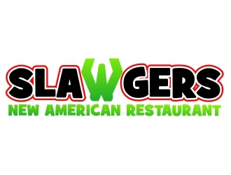 SLAWGERS New American Restaurant logo design by xteel