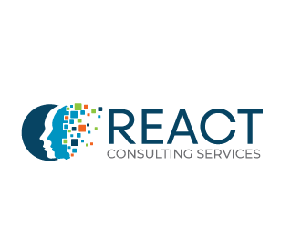 React Consulting Services - We also use RCS logo design by tec343