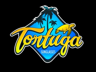 Tortuga Sunglasses logo design by Cekot_Art
