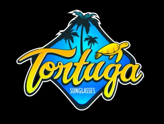 Tortuga Sunglasses logo design by Cekot_Art