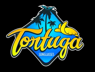 Tortuga Sunglasses logo design by Cekot_Art