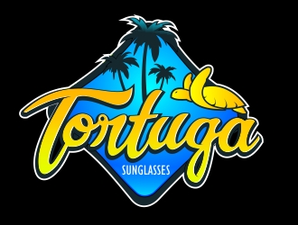 Tortuga Sunglasses logo design by Cekot_Art