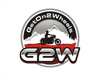GetOn2Wheels logo design by gitzart