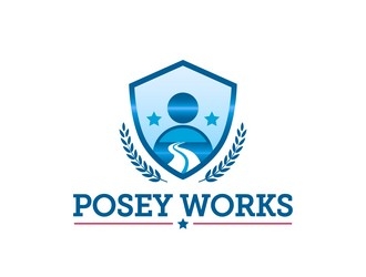 Posey Works  logo design by ksantirg