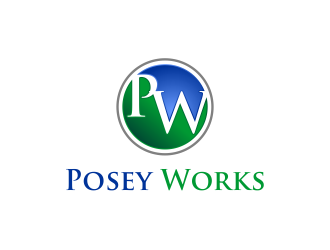 Posey Works  logo design by kopipanas