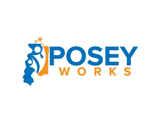 Posey Works  logo design by jaize