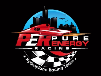 Pure Energy Racing logo design by Suvendu