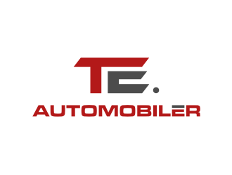 T.E. AUTOMOBILER logo design by asyqh