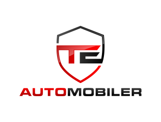 T.E. AUTOMOBILER logo design by lexipej