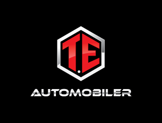 T.E. AUTOMOBILER logo design by bluespix