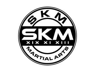 SKM MARTIAL ARTS logo design by daywalker