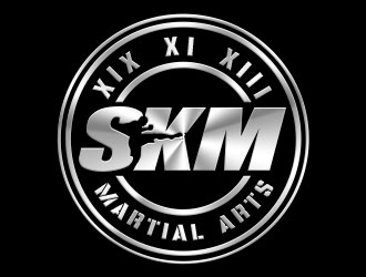 SKM MARTIAL ARTS Logo Design
