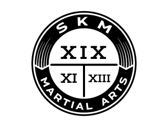 SKM MARTIAL ARTS logo design by jaize