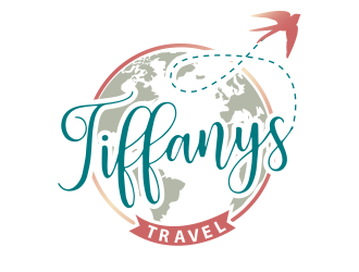 Tiffanys Travel logo design by BeDesign