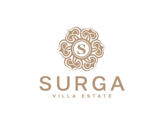 The Surga villa estate logo design by DesignPal