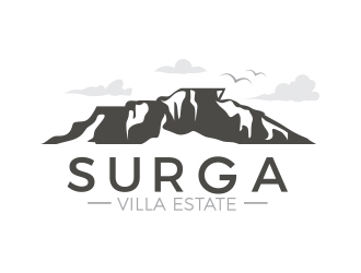 The Surga villa estate logo design by MarkindDesign