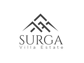 The Surga villa estate logo design by Manolo
