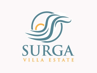 The Surga villa estate logo design by Eliben