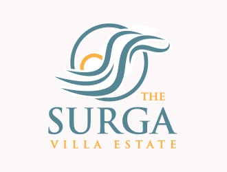 The Surga villa estate logo design by Eliben
