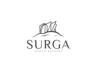 The Surga villa estate logo design by sanworks