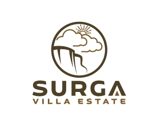 The Surga villa estate logo design by jaize