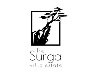 The Surga villa estate logo design by 6king