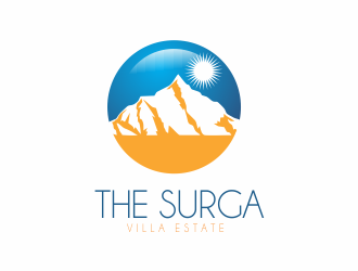 The Surga villa estate logo design by up2date